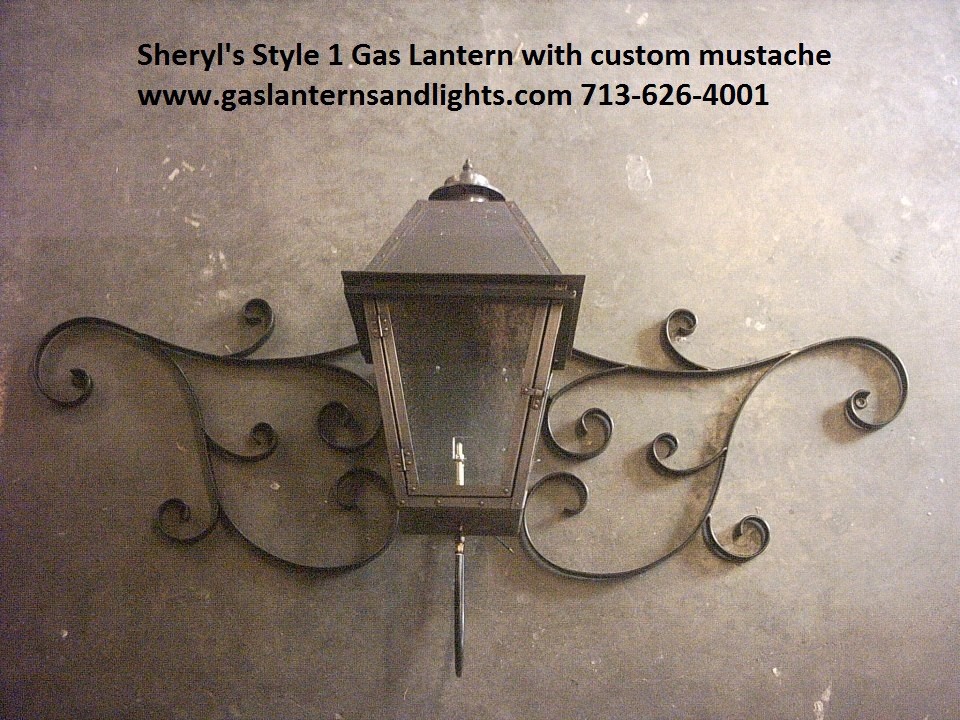 Sheryl's Gas Lanterns with Mustache Curls
