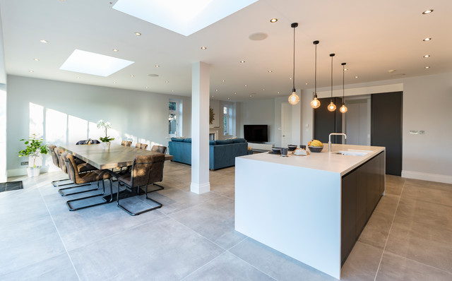 Dark Grey Kitchen modern-kitchen