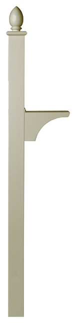 Decorative Side Mount In-Ground Post, Sand