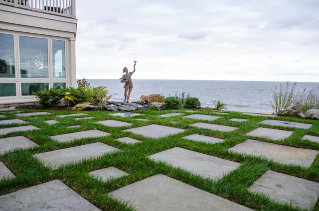 Lakeside Landscape - After american-traditional-garden