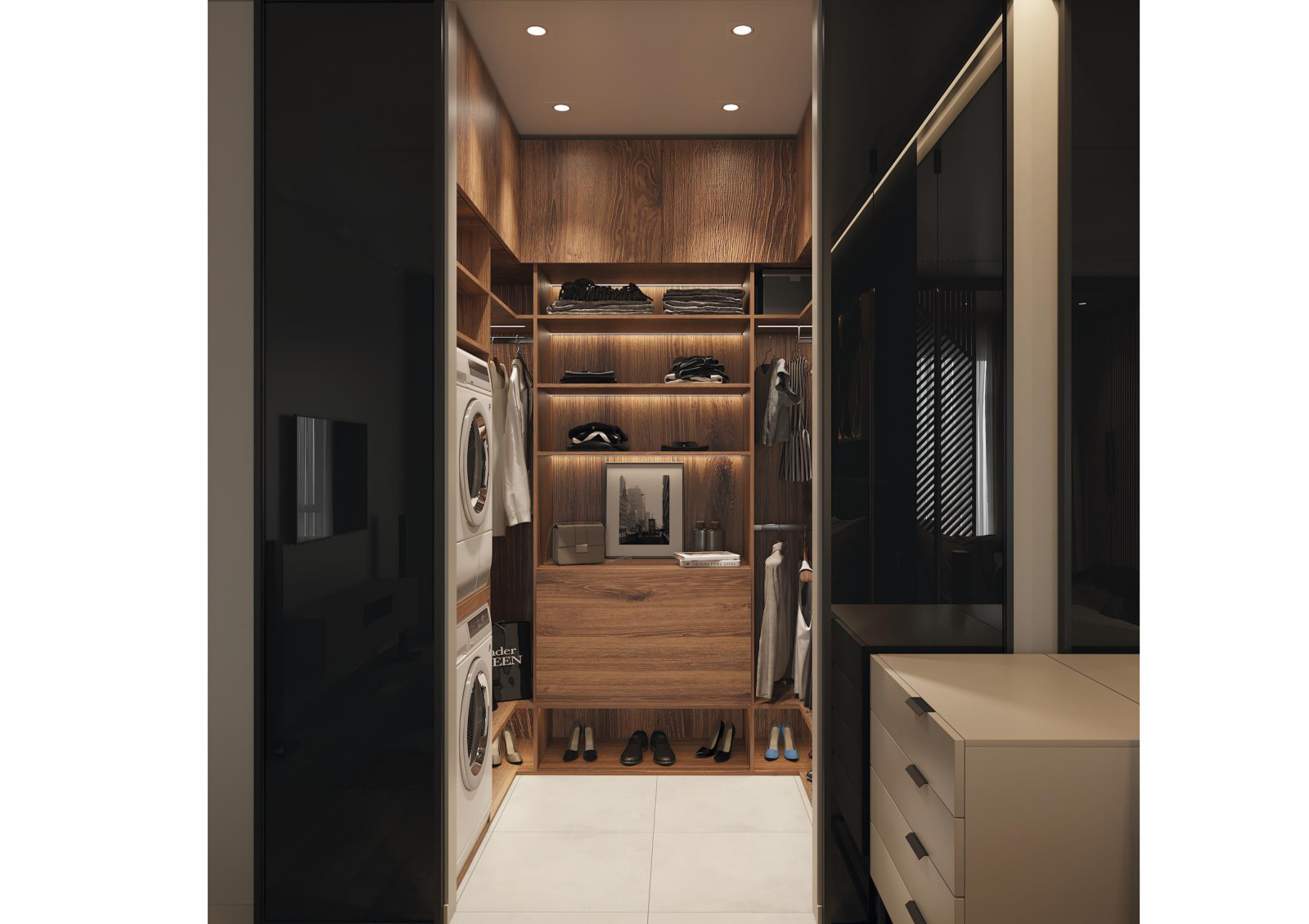 Яркий смешанный стиль в квартире 70 м2