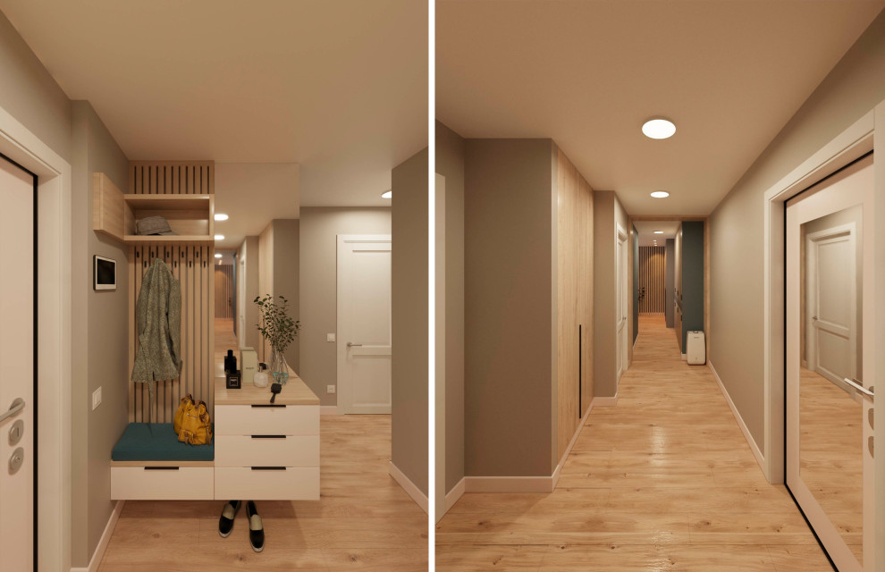 Дизайн проект двухкомнатной квартиры на Грайвороновской улице в Москве