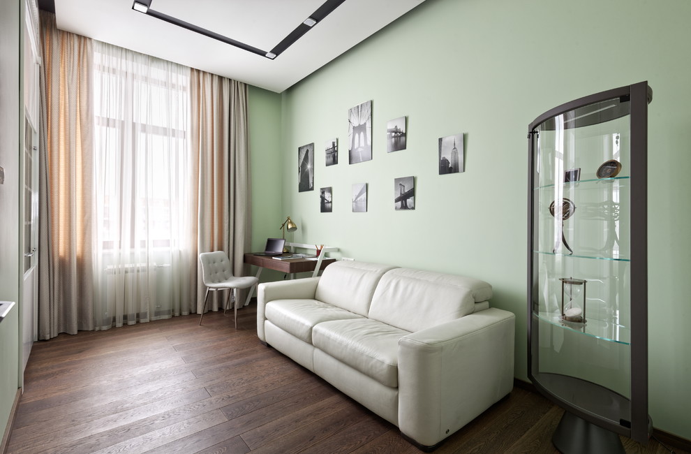 Интерьер квартиры в стиле контемпорари