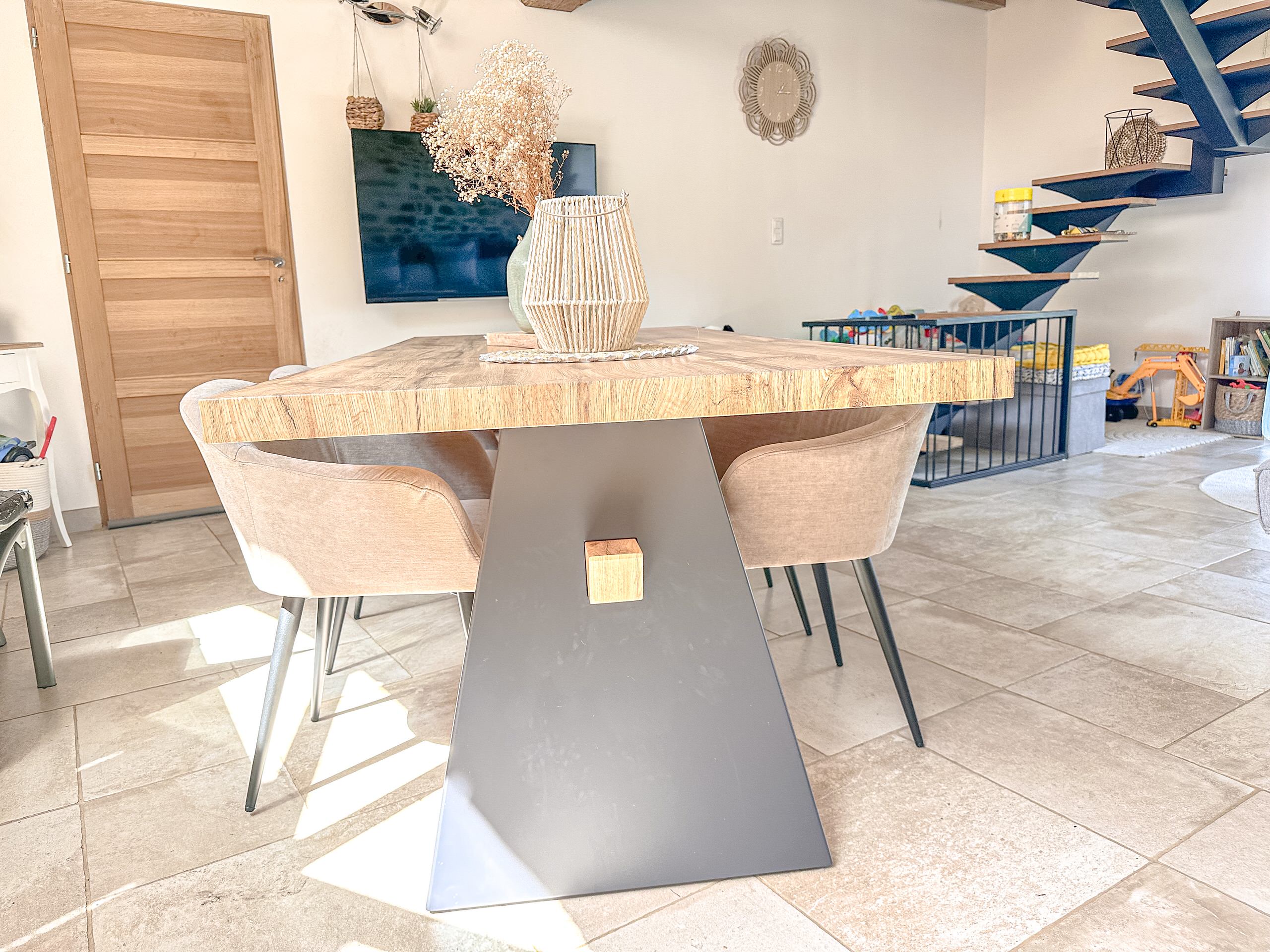 Salle à manger campagne/contemporaine en Puisaye 89