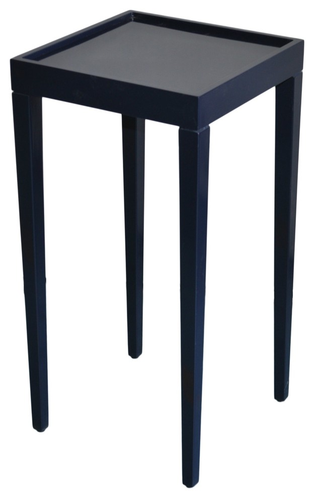 Tini I Accent Table - Club Navy All Lacquer Finish