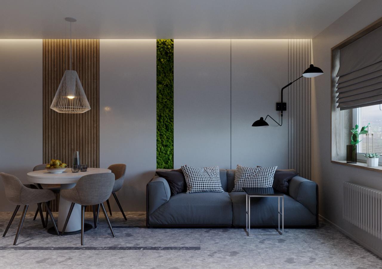 Двухкомнатная квартира в современном стиле