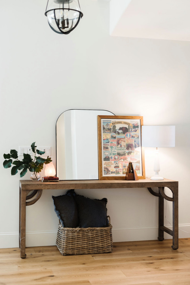 Inspiration for a transitional entryway remodel in Seattle