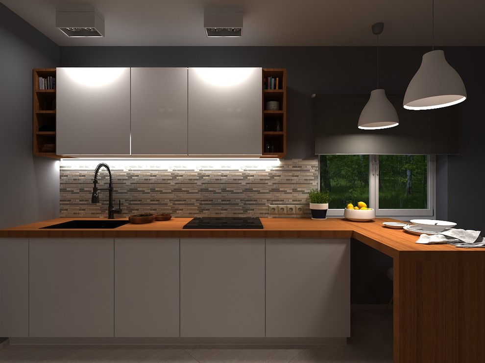 Дом с оливковой гостиной