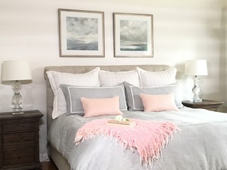 Grey And Pink Bedroom Ideas And Photos Houzz Uk