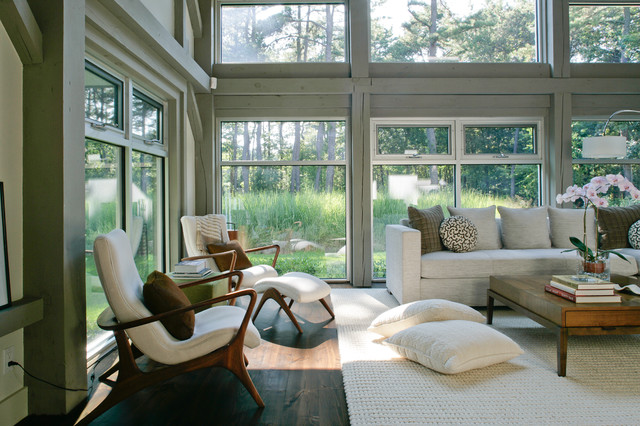Modern Farmhouse contemporary-vardagsrum