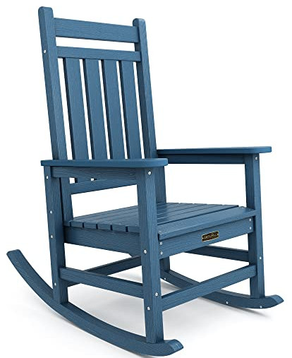 SERWALL Front Porch Rocking Chair - Transitional - Outdoor Rocking ...