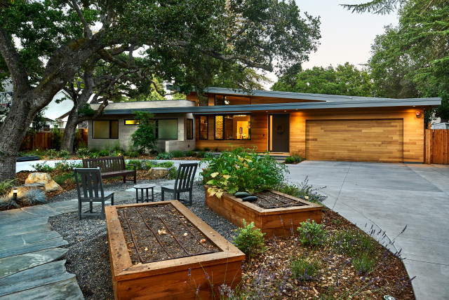 Menlo Oaks Contemporary modern-haeuser