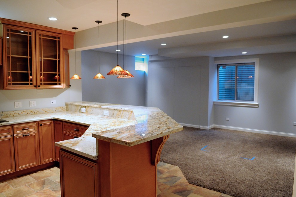 Inspiration for a transitional kitchen remodel in Chicago