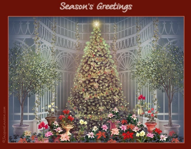 New Jacquie Lawson eCard with amaryllis