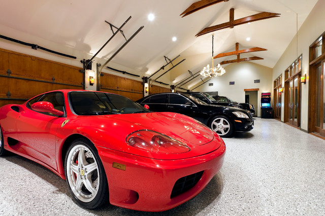 Cord Shiflet's Personal Home traditional-car-porch
