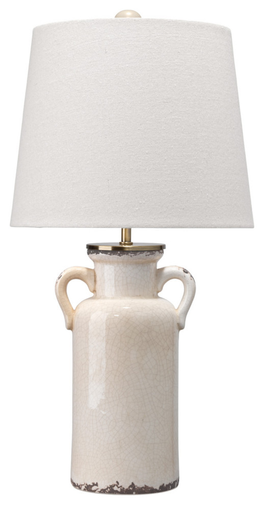 Piper Ceramic Table Lamp, Cream
