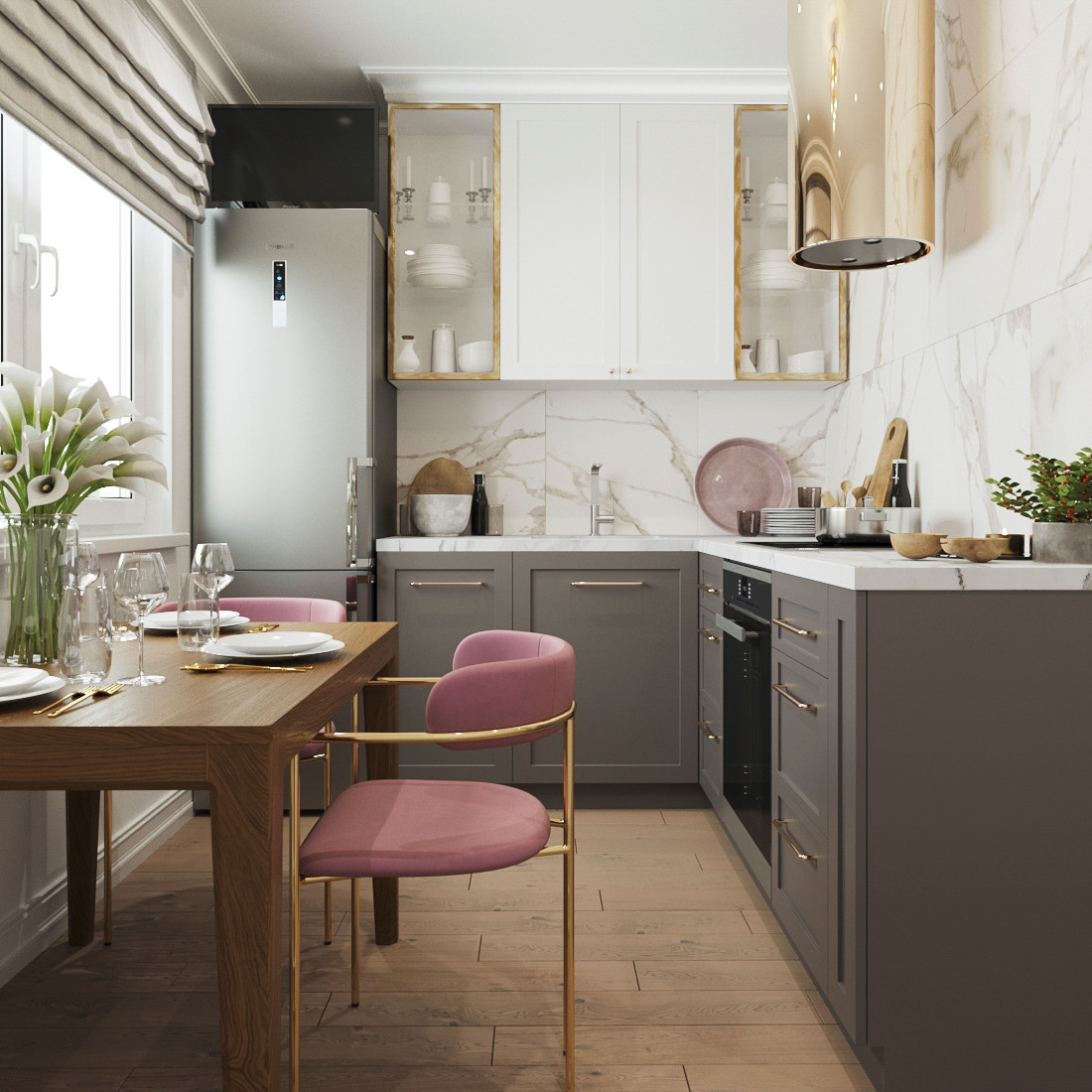 Дизайн однокомнатной квартиры 37 м2