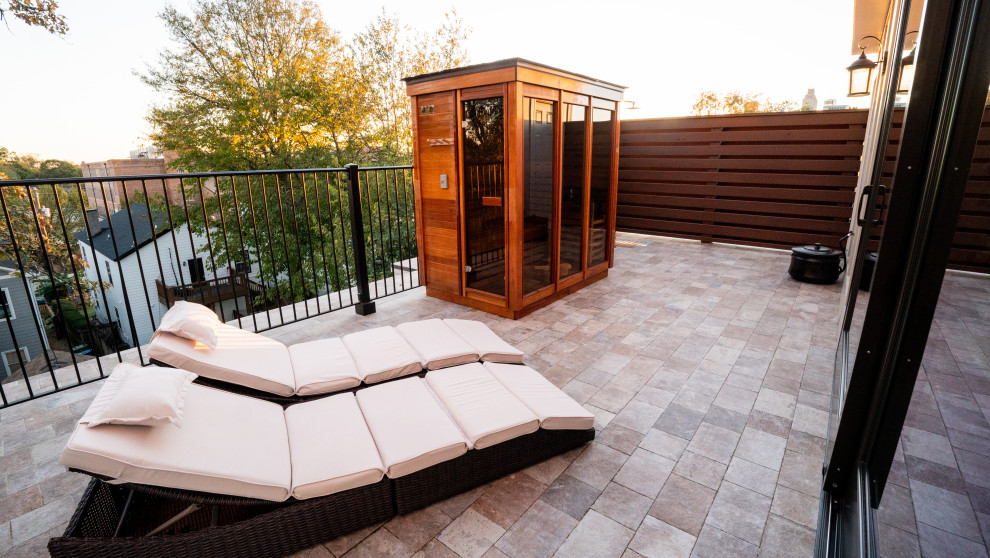 Rooftop Office, Shower, Sauna, Patio Addition