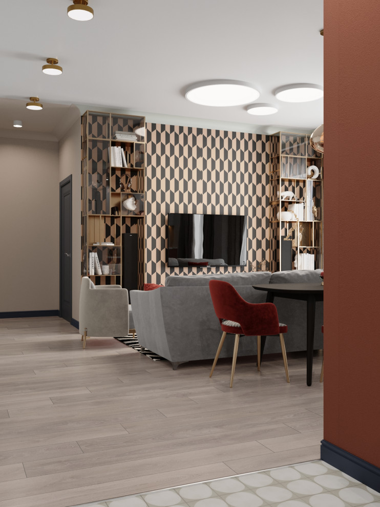 Квартира с ярким характером 120м2