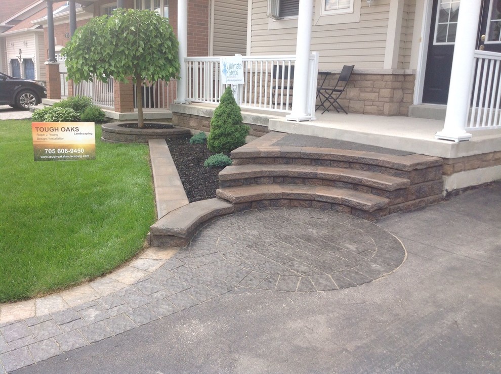 7 stonework curb appeal features front yard makeover ...