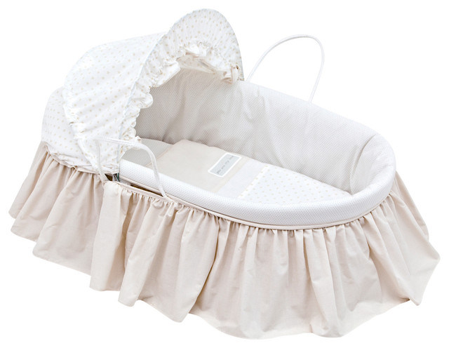 Cómodo Palm Moses Basket, Beige