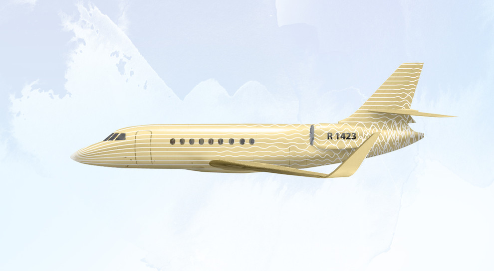 FALCON 2000 Private Aircraft Interior