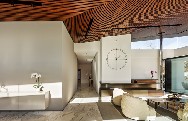 Toorak contemporary-vardagsrum