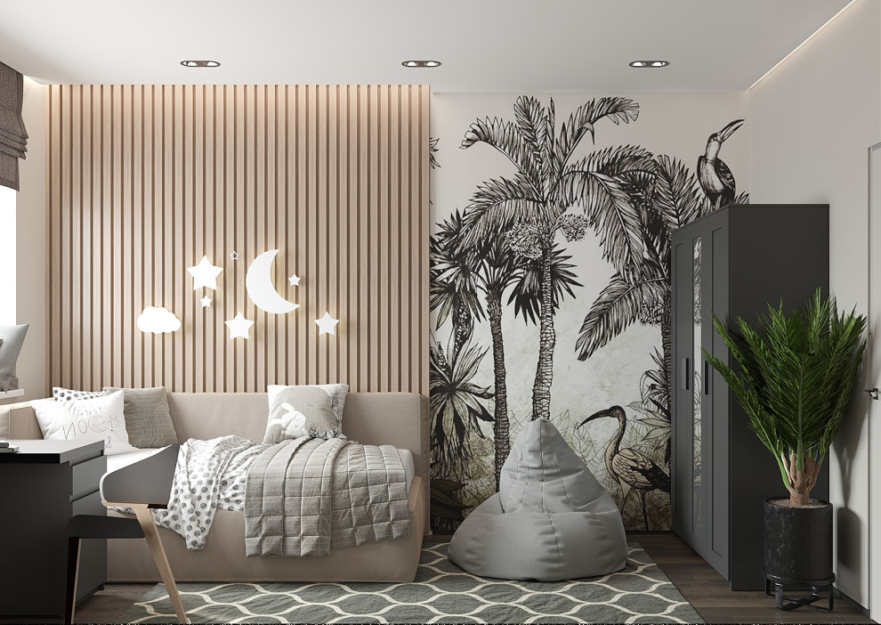 Современная квартира с выразительной отделкой