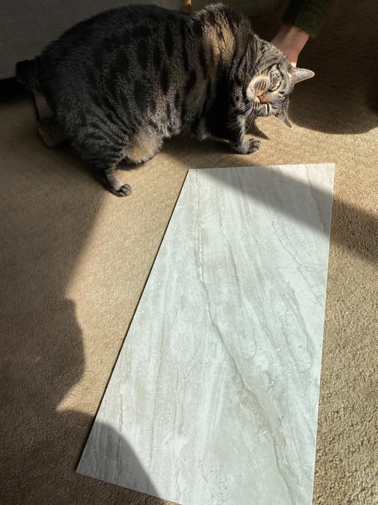 what size grout line for 12x24 and which pattern