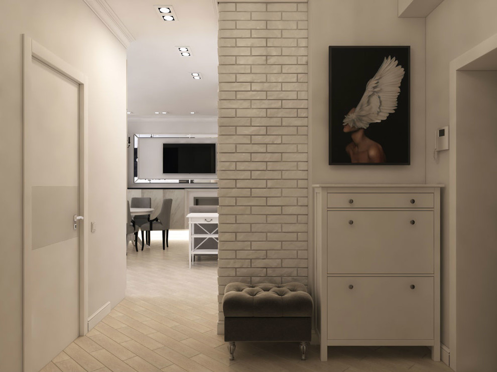 Объединенная кухня-гостиная