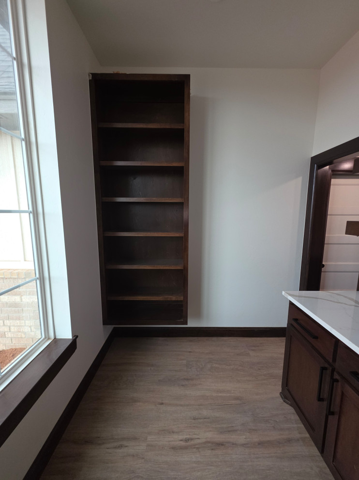 Pantry with extra shelving