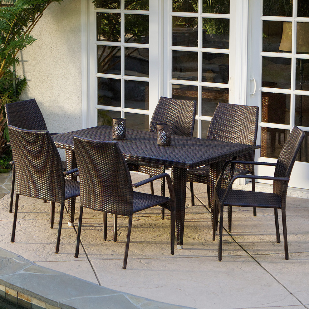 Christopher Knight Home Canoga 7-piece Outdoor Dining Set