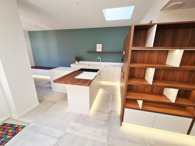 CUISINE ET BIBLIOTHEQUE SUR MESURE kitchen