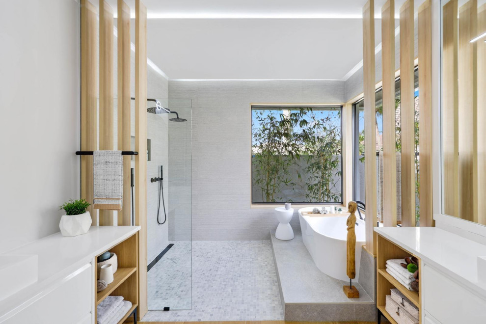 White Zen Bathroom Sarasota