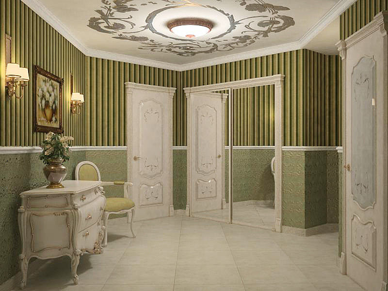 Интерьер квартиры  в классическом стиле