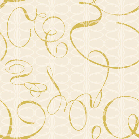 Ribbons of Joy Gold Shelf Paper Drawer Liner, 36x12, Matte Paper