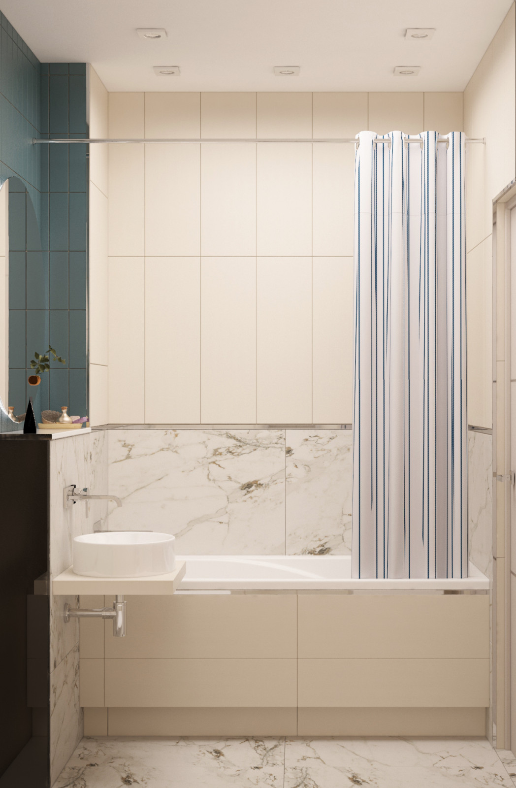 Интерьер ванной комнаты