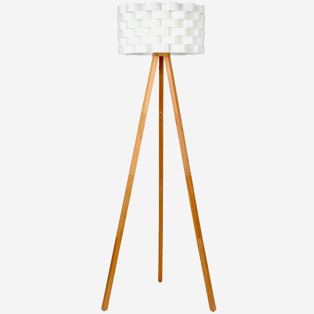 Brightech Bijou Led Tripod Floor Lamp For Modern Living Rooms