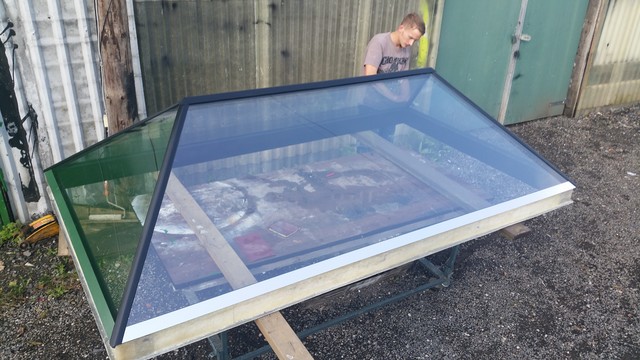 Lantern Skylight contemporary-pools-and-hot-tubs