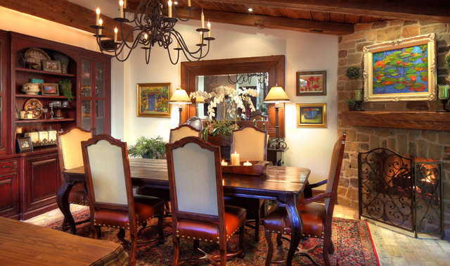 Rustic Mediterranean mediterranean-dining-room