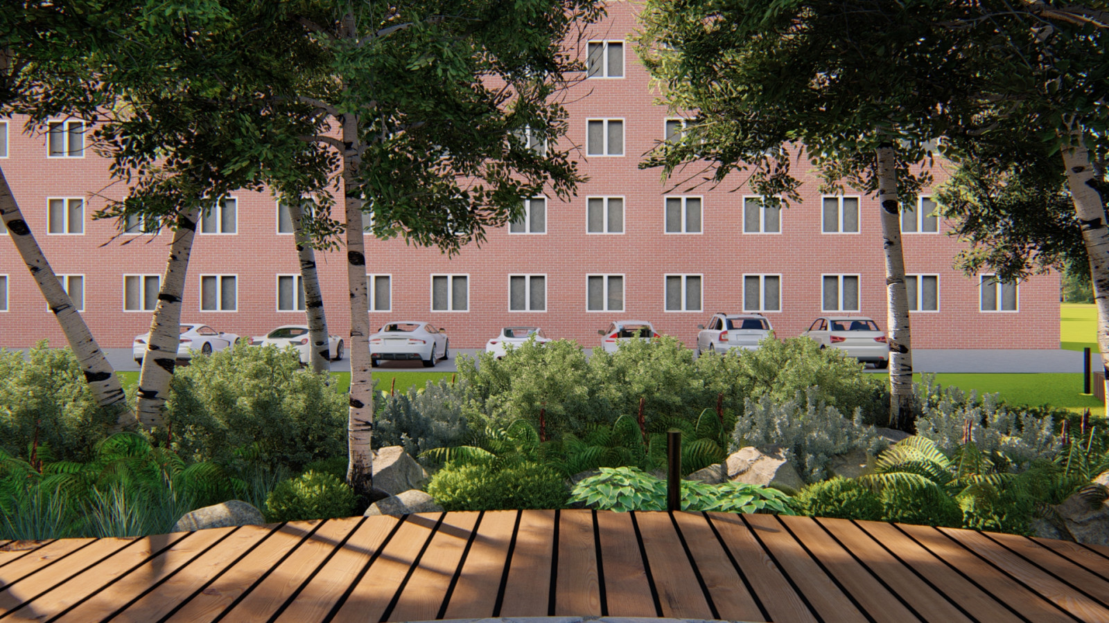 Лесной миксбордер