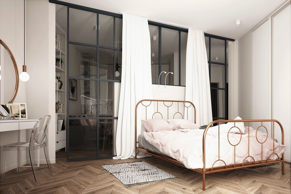 Дизайн-проект однокомнатной квартиры студии, площадью 40,4м.кв., в ЖК «Эталон» д