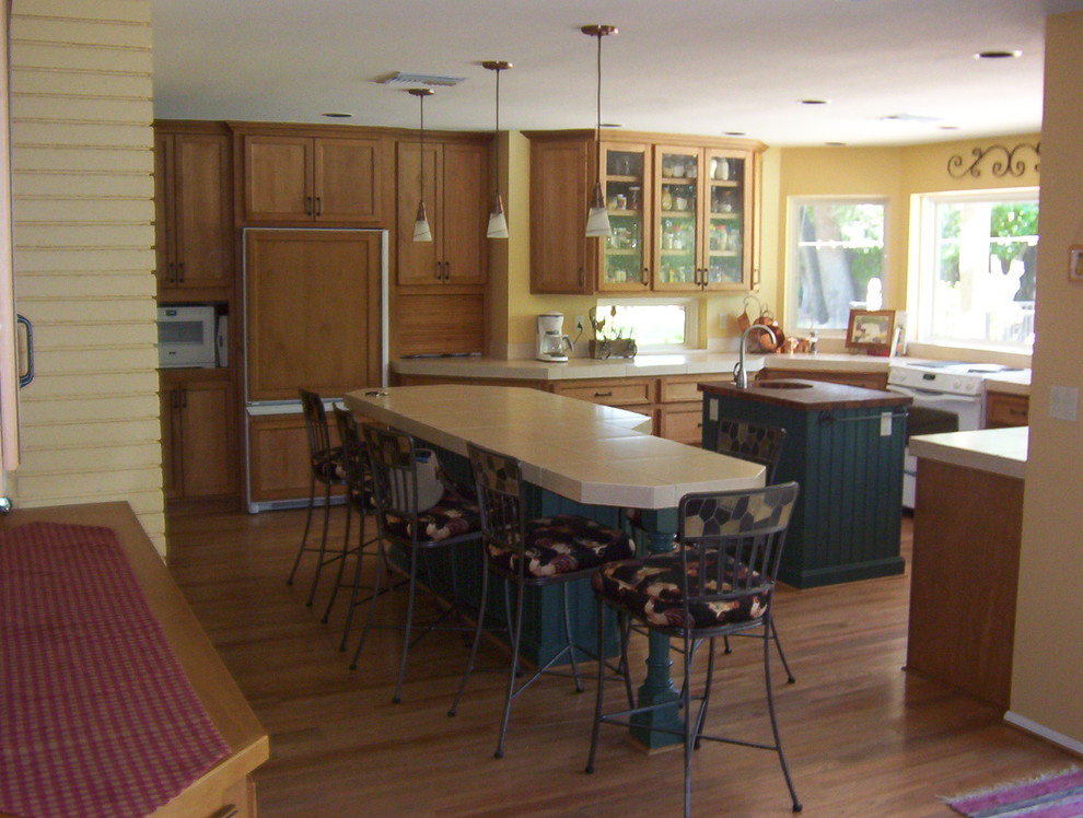Kitchen - kitchen idea in Phoenix with two islands
