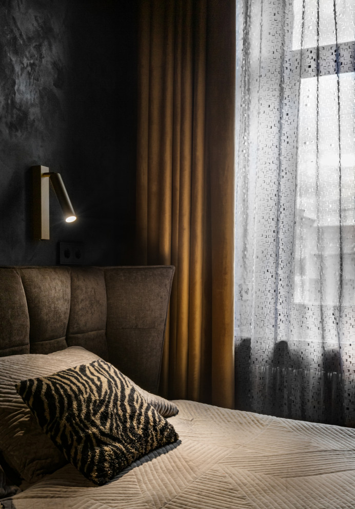 Черный интерьер 66м.кв.