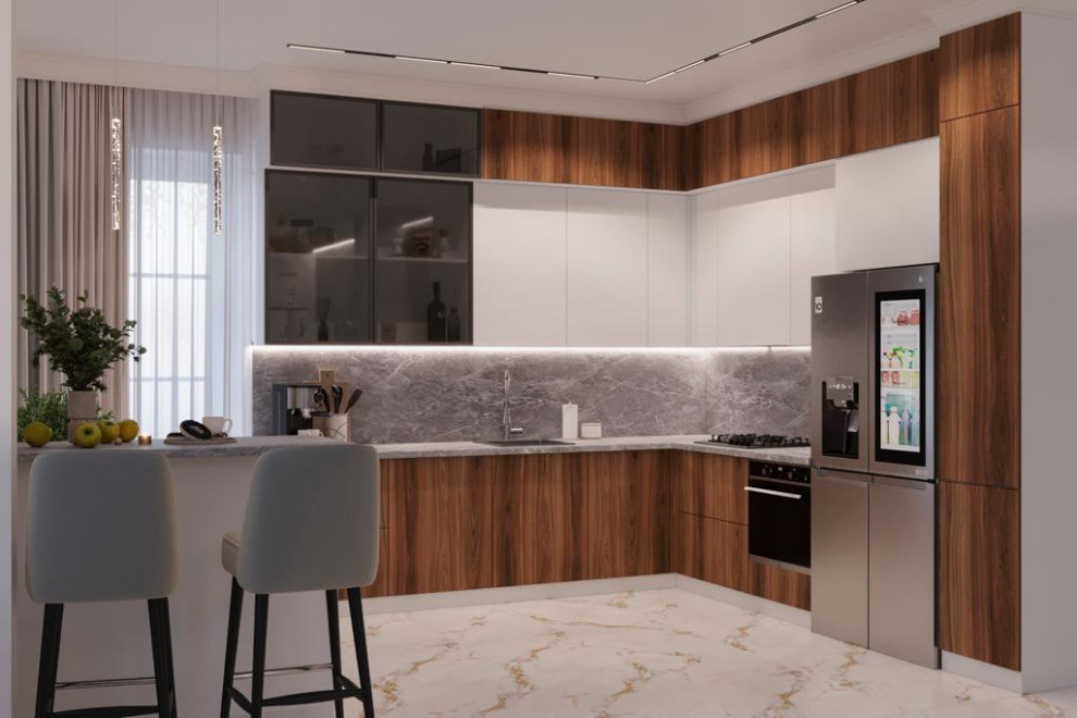 Кухня-гостиная 60 кв.м