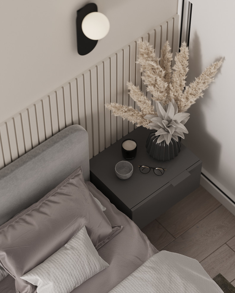 Современный интерьер в ЖК «Znak», Ижевск, 73 кв. м2