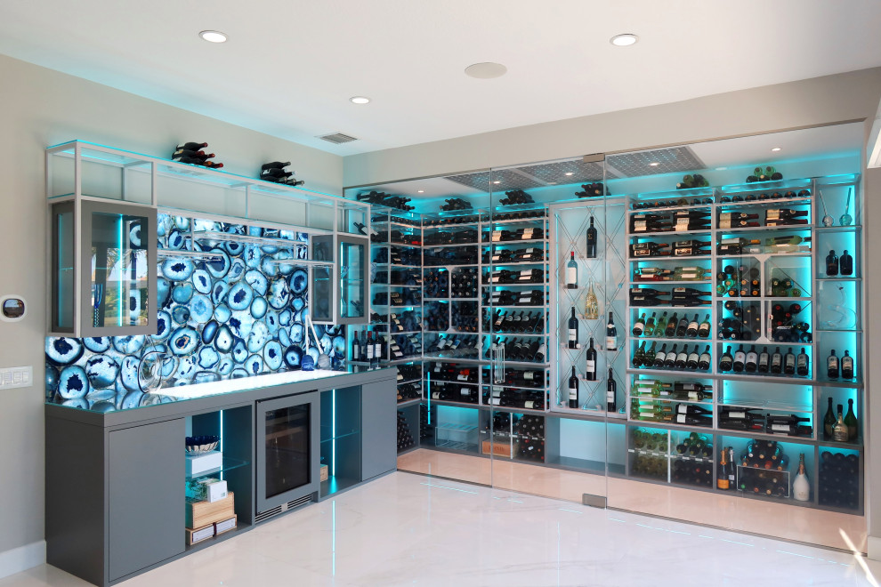 Parkland Wine Room and Bar Area Wine Cellar Miami by Dragon
