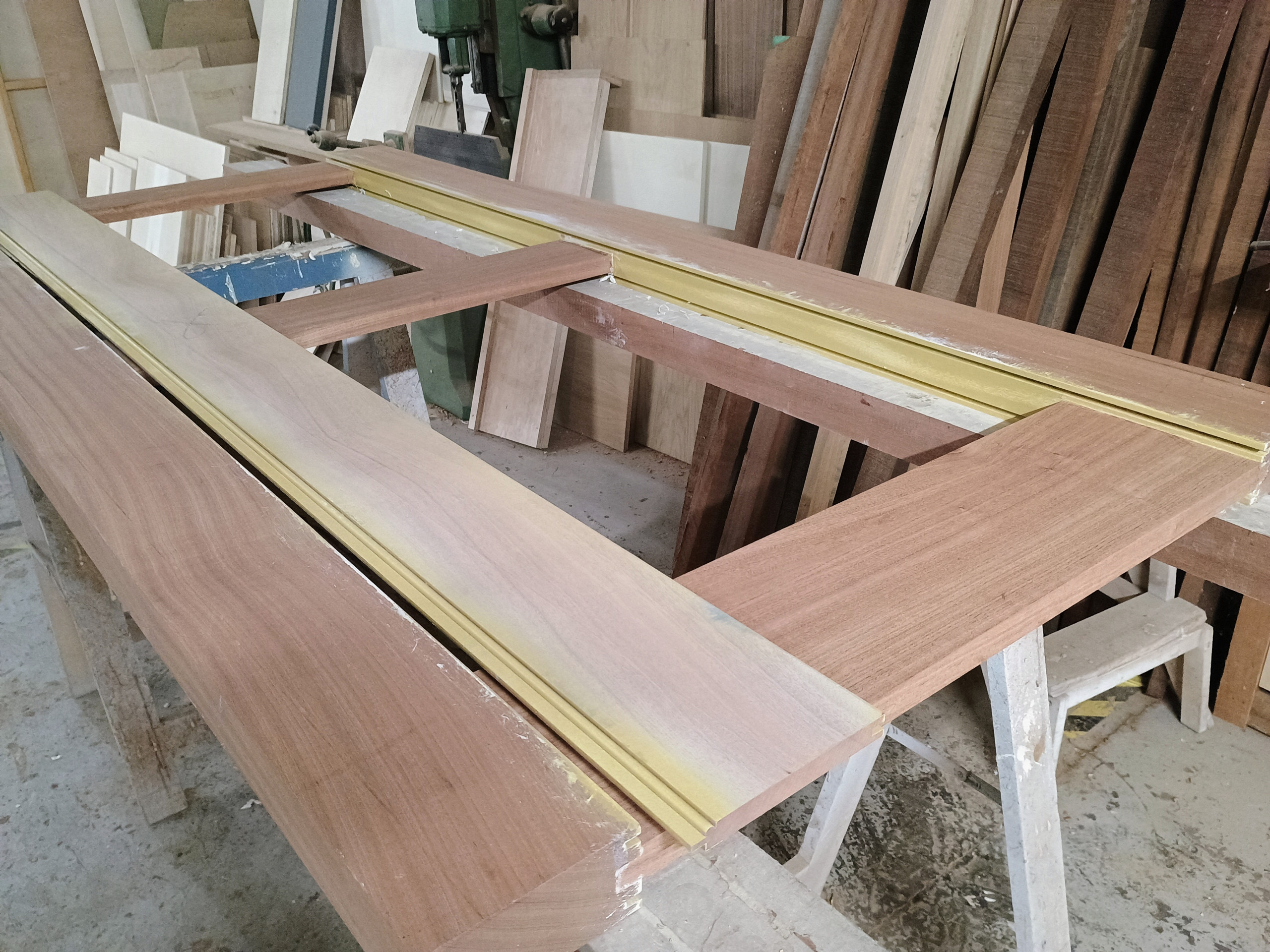 External slatted doors