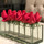 Modern Design Handcrafted faux Flowers Arrangement