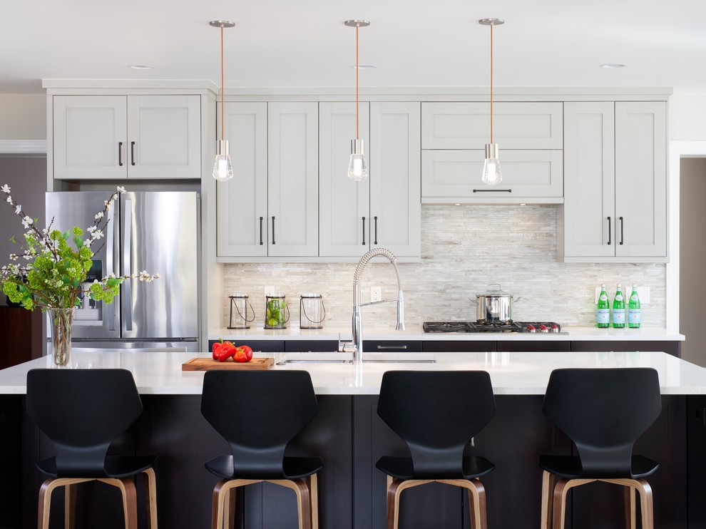 Inspiration for a transitional kitchen remodel in DC Metro
